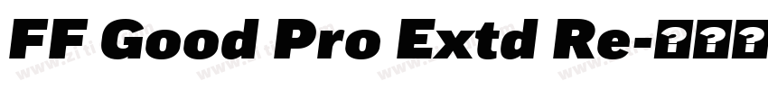 FF Good Pro Extd Re字体转换